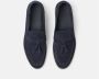 Scarosso Leandra Blu Scamosciata Handgemaakte Italiaanse mocassins Blue Dames - Thumbnail 2