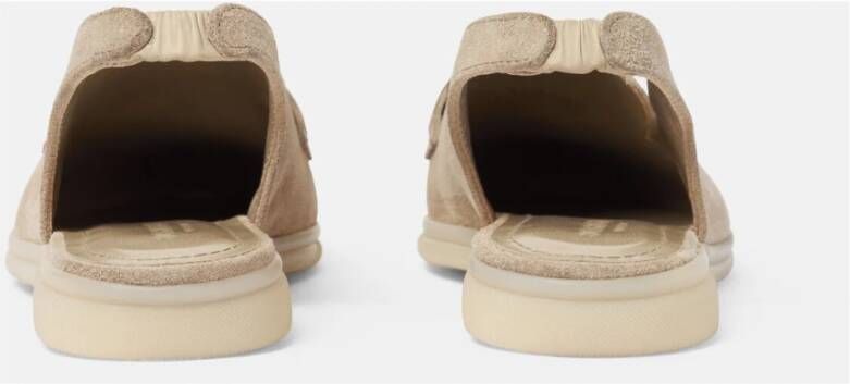 Scarosso Leila Sand Suede Loafers