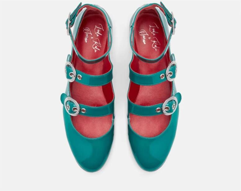 Scarosso Linda II Prune Patent Ballerina`s