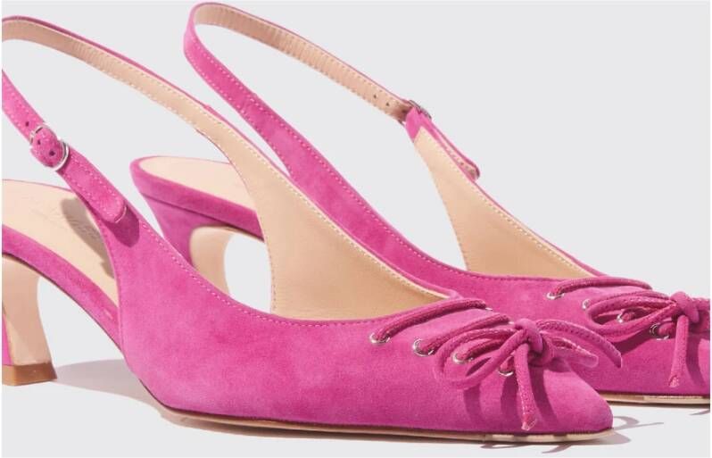 Scarosso Live Suède Pumps Roze Dames