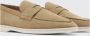 Scarosso Sand Suede Penny Loafers Beige Heren - Thumbnail 3