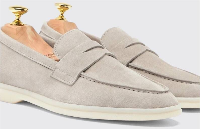 Scarosso Beige Suède Loafers Beige Dames