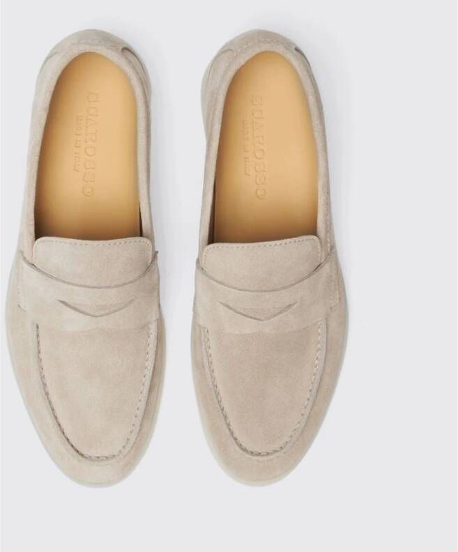 Scarosso Beige Suède Loafers Beige Dames