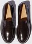 Scarosso Zwarte Geborsteld Leren Penny Loafers Black Heren - Thumbnail 4