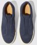 Scarosso Blauwe Suède Slip-On Sneakers Blue Heren - Thumbnail 4