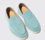 Scarosso Ludovica Storm Suede Loafers Blue Dames - Thumbnail 4
