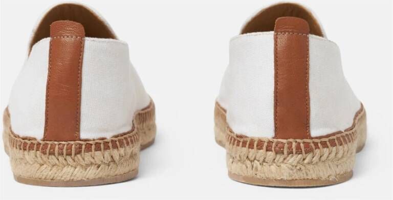 Scarosso Martin Witte Canvas Espadrilles