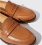 Scarosso Monica Loafers Handgemaakte Italiaanse leren penny loafers Brown Dames - Thumbnail 2
