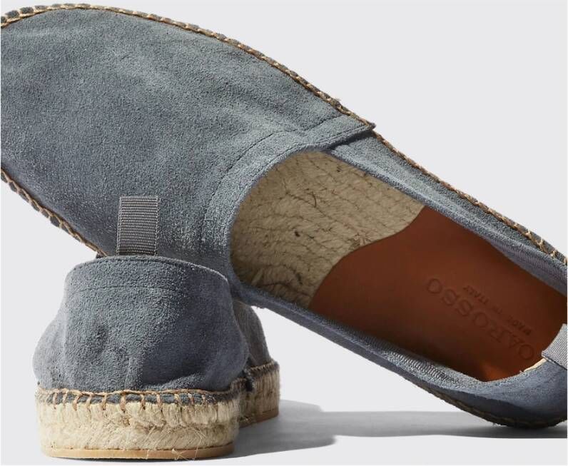 Scarosso Pablo Suede Espadrilles Gray Heren