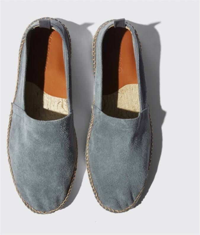 Scarosso Pablo Suede Espadrilles Gray Heren