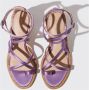 Scarosso Patty Zijden Sandalen Purple Dames - Thumbnail 3