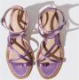 Scarosso Patty Zijden Sandalen Purple Dames - Thumbnail 3