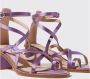 Scarosso Patty Zijden Sandalen Purple Dames - Thumbnail 4