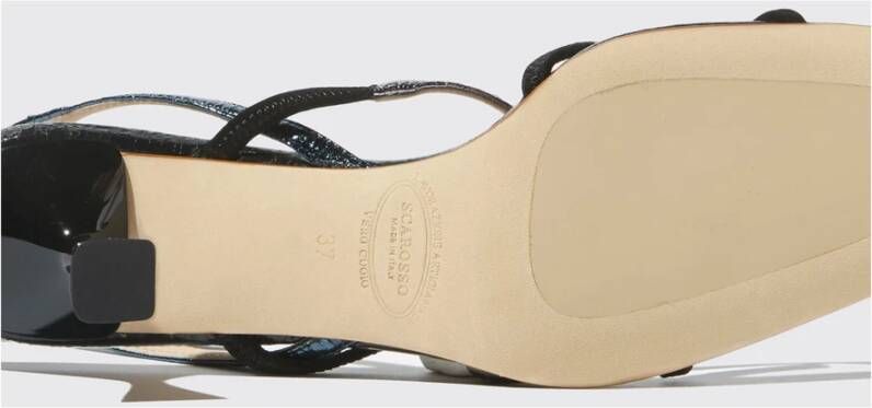 Scarosso Elegante Verleiding Sandalen Zwart Dames