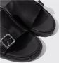 Scarosso Zwarte Leren Monkstrap Sandalen Zwart Heren - Thumbnail 4