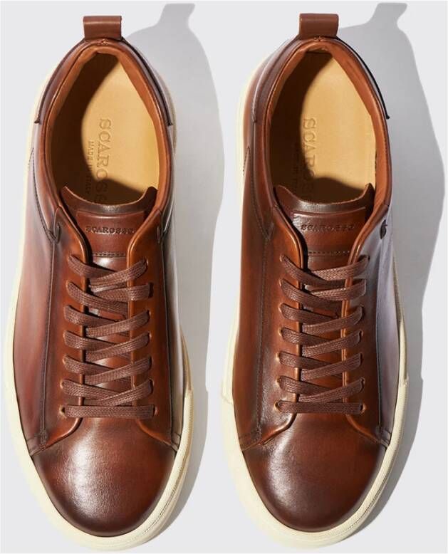 Scarosso Sneakers Brown Heren