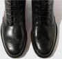Scarosso Stefania Laarzen Handgemaakte Italiaanse Wingtip Brogue Veterschoenen Zwart Dames - Thumbnail 3