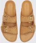 Scarosso Studded Beige Suède Sandalen Beige Heren - Thumbnail 4