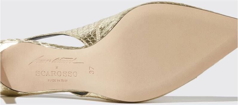 Scarosso Sutton Slingback Pumps Geel Dames