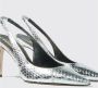 Scarosso Sutton Elaphe Pumps Grijs Dames - Thumbnail 4