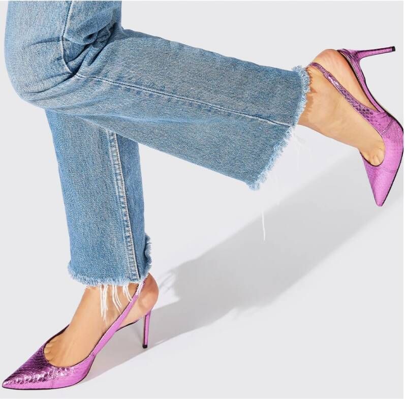 Scarosso Sutton Elaphe Mules Roze Dames