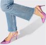 Scarosso Fuchsia Elaphe Slingback Pumps Pink Dames - Thumbnail 3