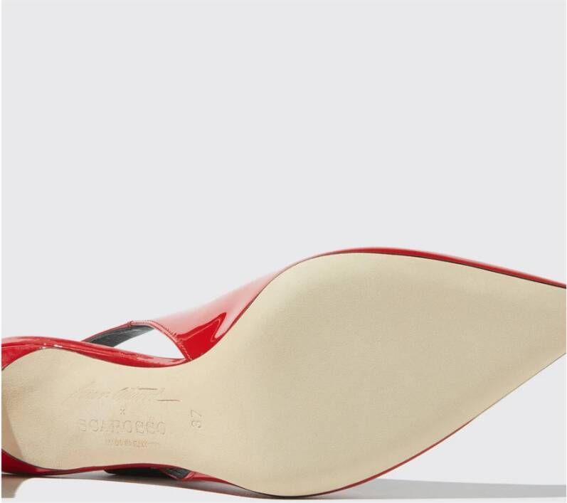 Scarosso Sutton Patent Pumps Rood Dames