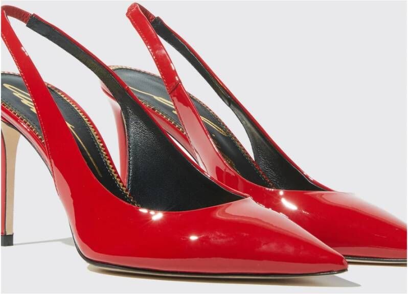 Scarosso Sutton Patent Pumps Rood Dames