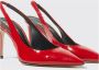 Scarosso Patent Pumps Samenwerking Brian Atwood Red Dames - Thumbnail 4