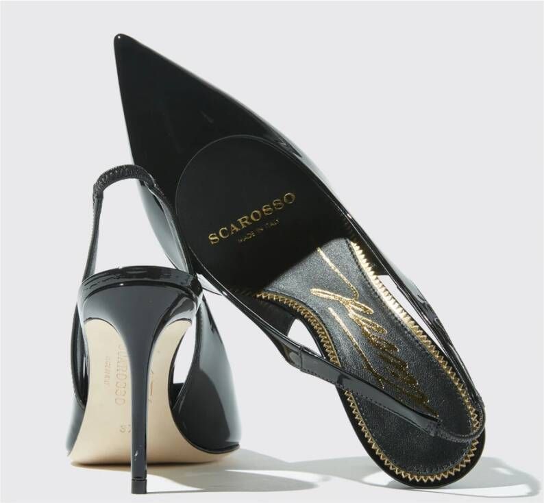 Scarosso Sutton Patent Pumps Verhoog je schoenenspel Zwart Dames