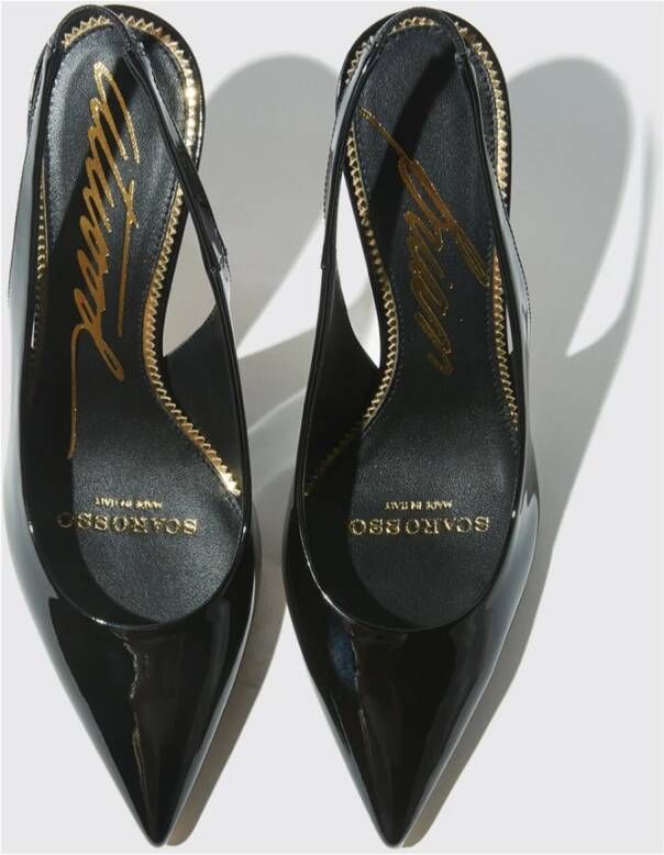 Scarosso Sutton Patent Pumps Verhoog je schoenenspel Zwart Dames