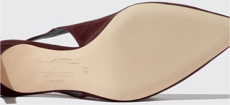 Scarosso Sutton Suede Pumps Paars Dames