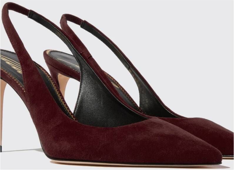 Scarosso Sutton Suede Pumps Paars Dames