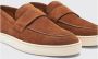 Scarosso Tan Suede Loafers Brown Heren - Thumbnail 3