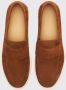 Scarosso Tan Suede Loafers Brown Heren - Thumbnail 4