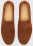 Scarosso Tan Suede Loafers Brown Heren - Thumbnail 4
