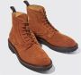 Scarosso Thomas Tan Suede Veterschoen Brown Heren - Thumbnail 3