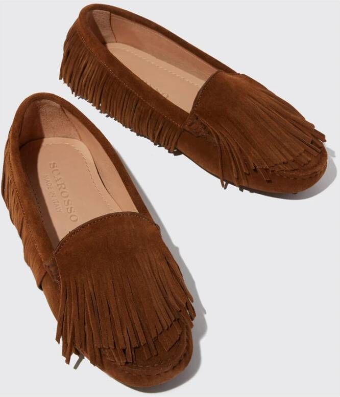 Scarosso Tijdloze Elegance Loafers met Franjes