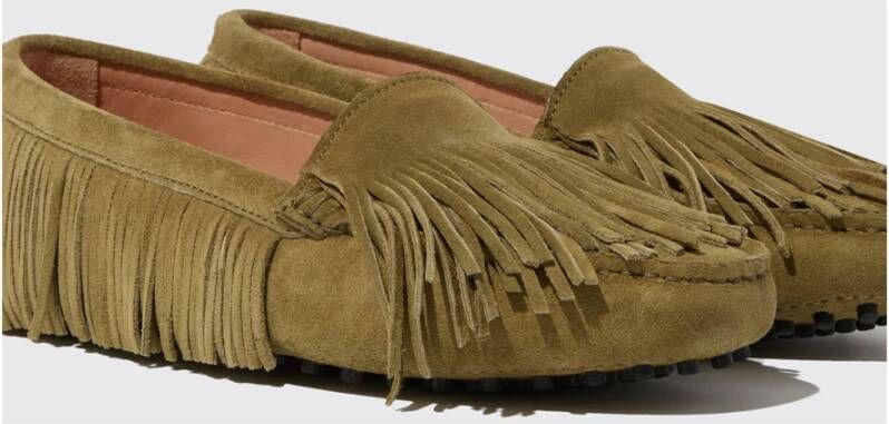 Scarosso Tijdloze Elegante Loafers Brown Dames