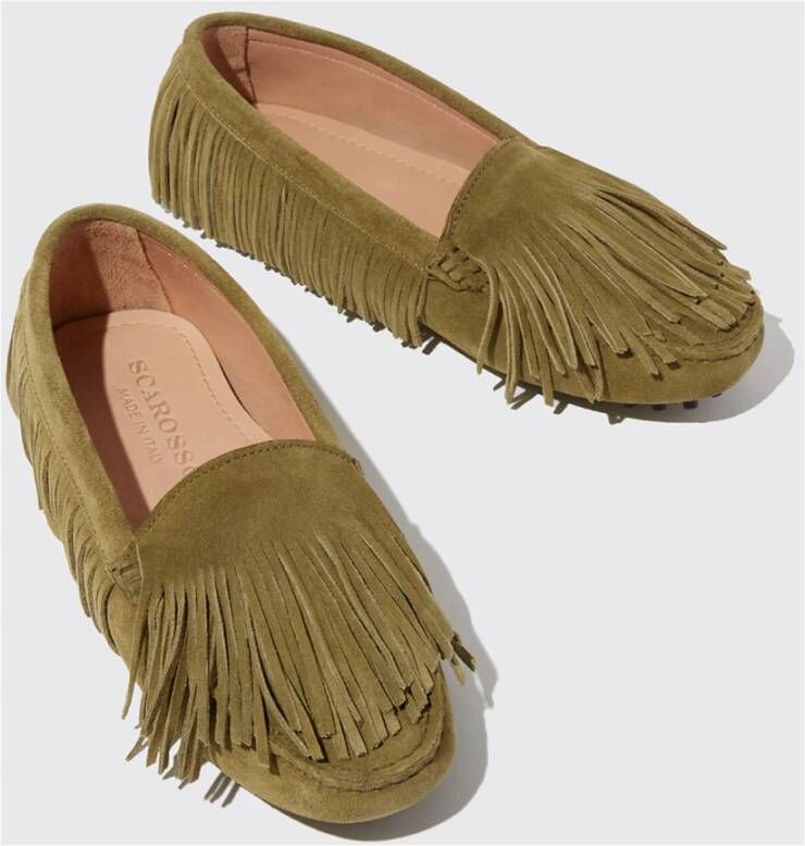 Scarosso Tijdloze Elegante Loafers Brown Dames