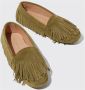 Scarosso Tijdloze Elegantie: Maya Groen Suède Loafers Green Dames - Thumbnail 4