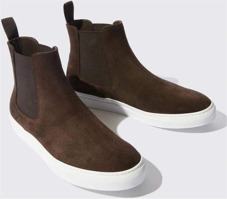 Scarosso Tommaso Sneakers Handgemaakte Italiaanse stijl Bruin Heren