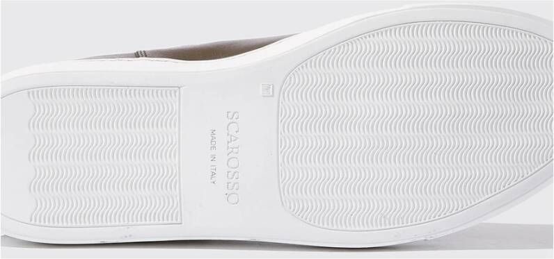 Scarosso Tommaso Chelsea Platform Sneakers Bruin Heren
