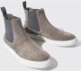 Scarosso Tommaso Grijze Suède Platform Sneakers Grijs Heren - Thumbnail 3