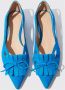 Scarosso Luxe Suède Forget-Me-Not Ballerina`s Blauw Dames - Thumbnail 2