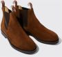 Scarosso Handgemaakte William III Suede Chelsea Laarzen Bruin Heren - Thumbnail 3