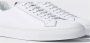 Scarosso Handgemaakte Pinstripe Sneakers White Heren - Thumbnail 4