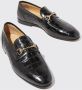 Scarosso Zwarte Croco Horsebit Loafer - Thumbnail 2