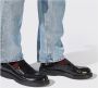 Scarosso Zwarte Leren Penny Loafers met Geborstelde Finish - Thumbnail 2