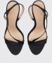 Scarosso Zwarte Satijnen Stiletto Sandalen Black Dames - Thumbnail 4